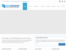 Tablet Screenshot of geokingsbury.com